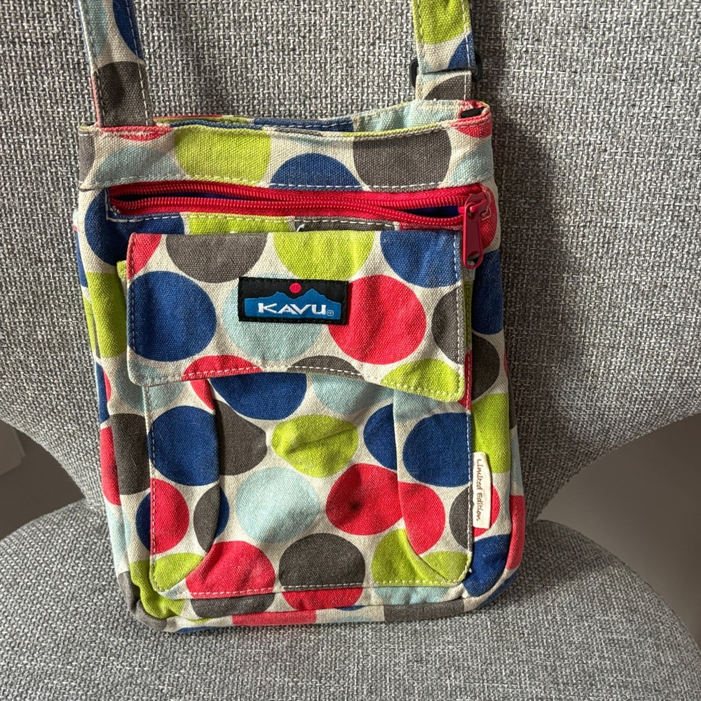 Kavu Multicolor Polka Dot Shoulder Bag